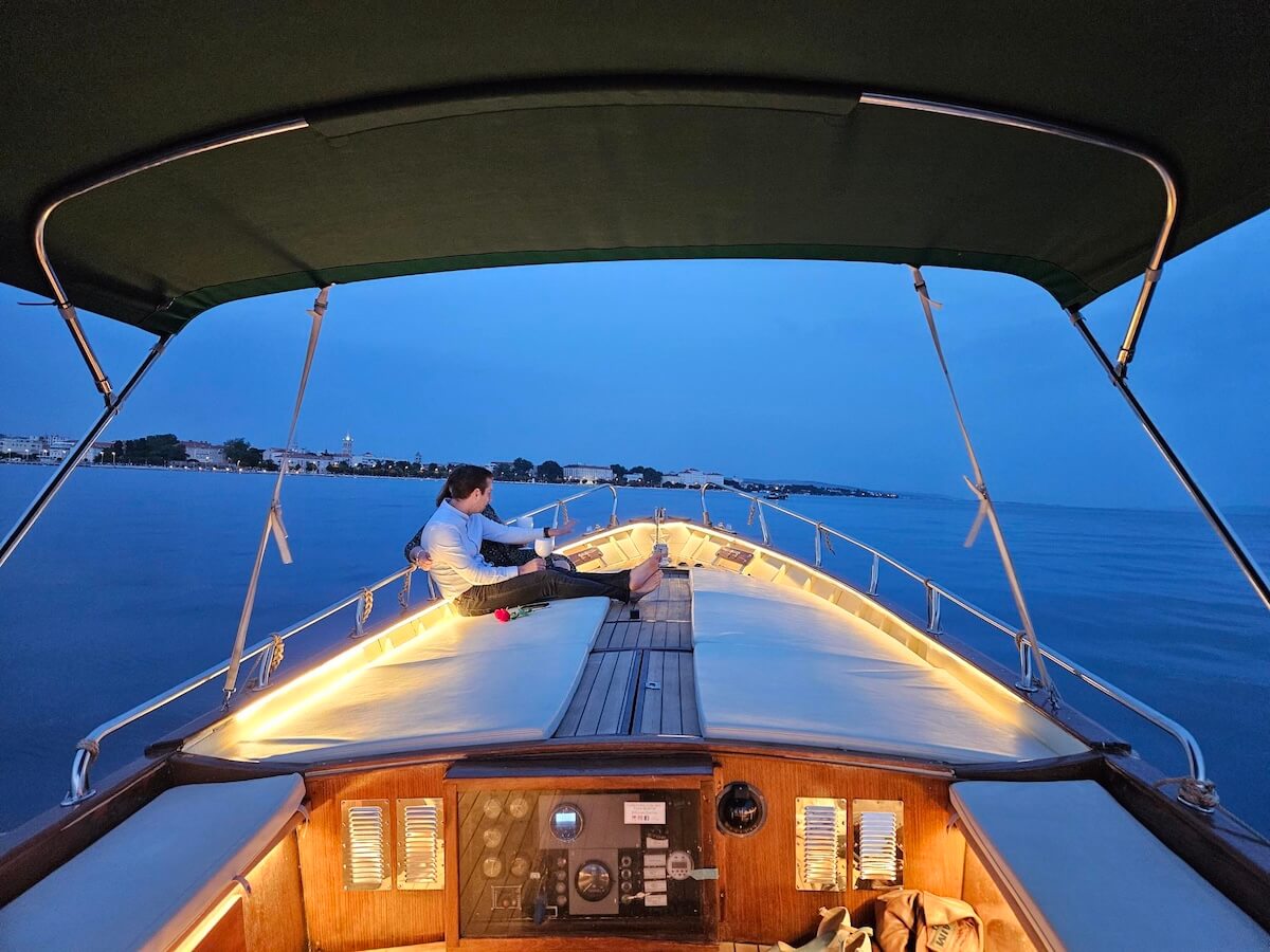 private_sunset_zadar_Boat_tour_molo_book_ticket romantic